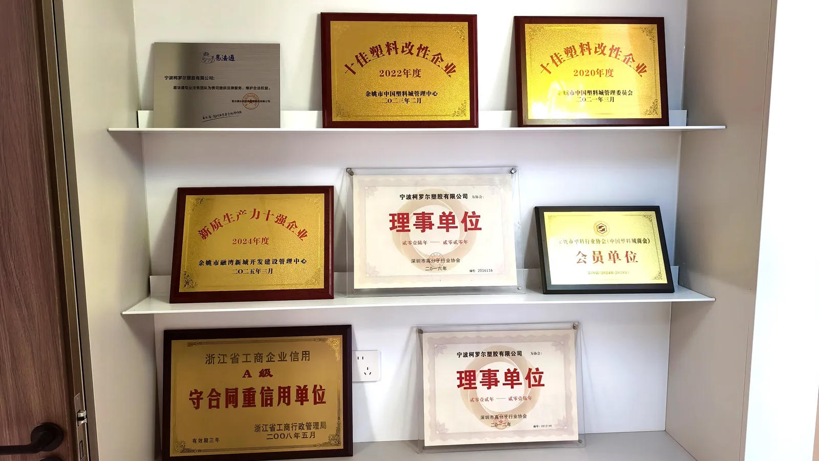 Company honors