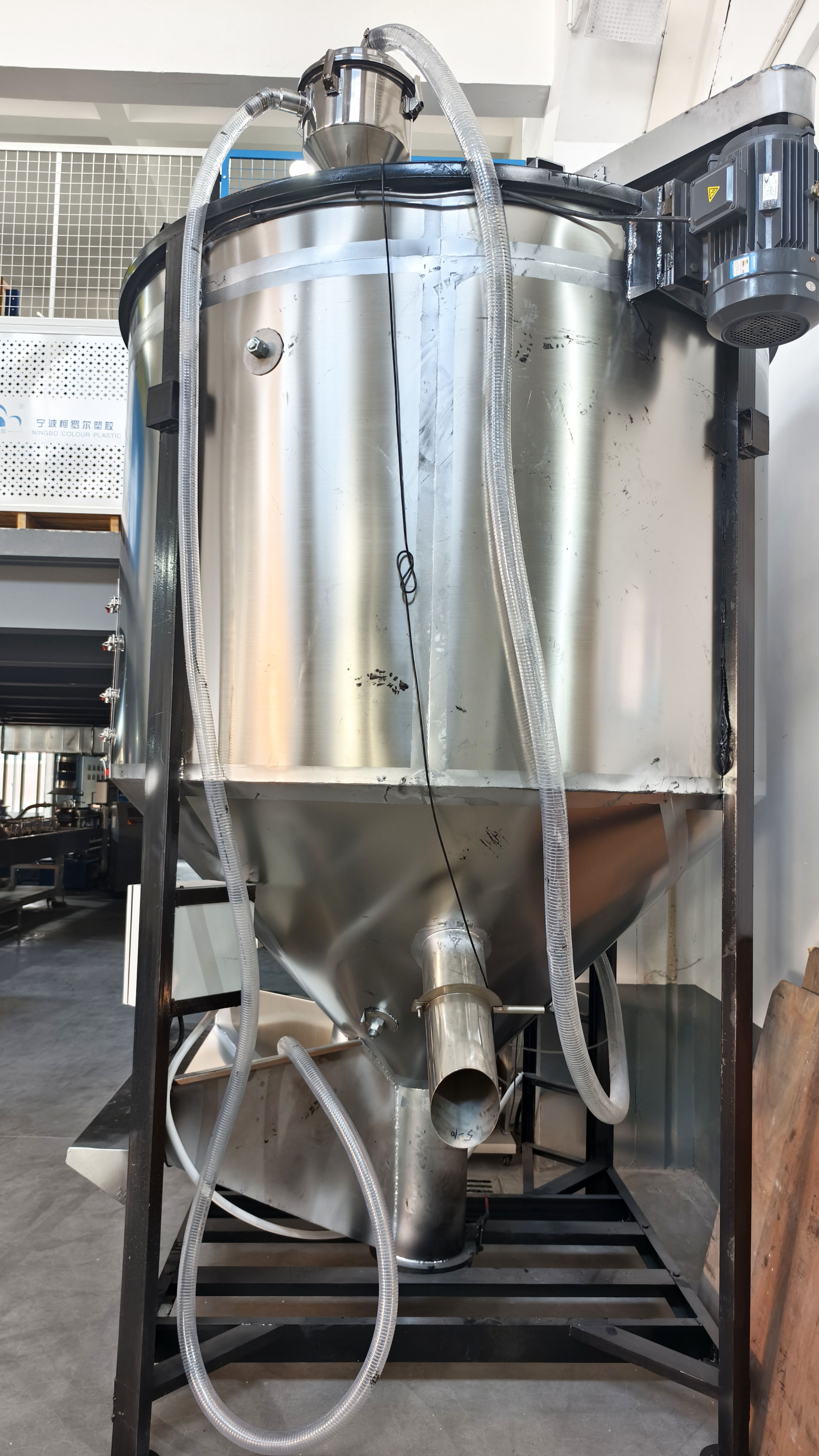 Stainless steel storage silos (negative-pressure feeding)